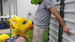 Female Furry Human Blowjob - Outdoor Kitty Blowjob - Pornhub.com