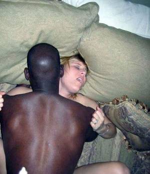 black cum inside - White Girlfriend Feels the Black Meat Inside Her