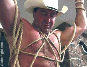 Cowboy Bondage Porn - LEATHER BONDAGE GUYS
