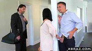 cheating house wife - Cheating housewife with huge tits fucked with husband there