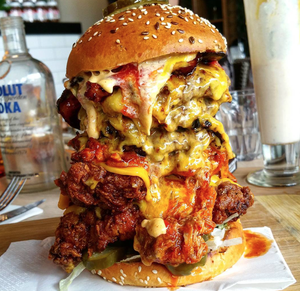 Food - Food Porn Friday: 19 beyond-loaded burgers we'd almost be too afraid to eat