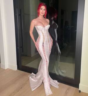 Megan Fox Transformers Porn Sex - Megan Fox Beats Kardashians at Their Sexy Style Game in Naked Corset Dress  at Christmas Eve Bash