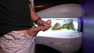 big cock in tanning bed - Teen Rikki Rumor sucks huge cock in tanning salon - XXXYMovies.com