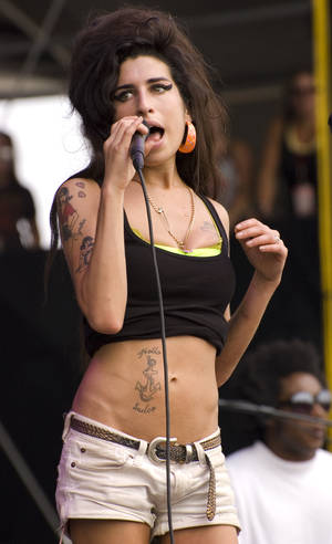 girl toying her pussy outdoor - Winehouse performing at the Virgin Festival, Pimlico, Baltimore in 2007
