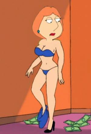 Lois Griffin Panties Porn - Lois in blue underwear.