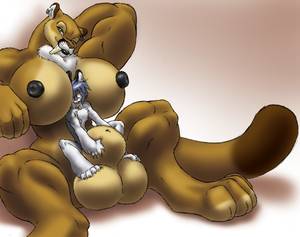 Arizona Furry - e621 animal_genitalia anthro anthro_on_anthro arizona balls big_balls  big_breasts breasts canine dickgirl dickgirl/male digital_media_(