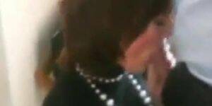 French Secretary Blowjob - French secretary with intensive blowjob and swallowing - Tnaflix.com