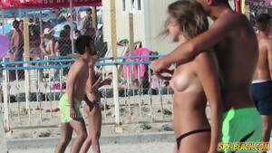 beach boobs cam - Horny Amateur Big Boobs Teens Voyeur Beach Video - EPORNER