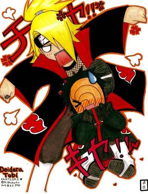 Naruto Deidara Gay Porn - Tobi, Deidara, Akatsuki (NARUTO)