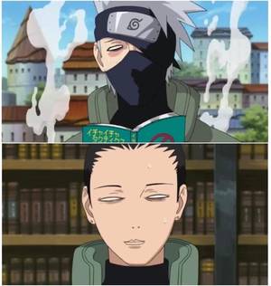 Kakashi Gay Porn - PicsFriendly reminder that Kakashi had to narrate porn to Shikamaru in  order to save the village.