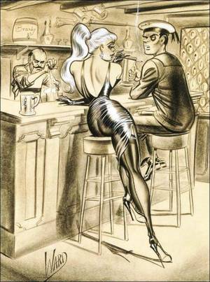 Cartoon Pinup Porn - Bill Ward Erotic Art | Bill Ward Art - Sex Porn Images