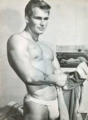 Gay Vintage Porn 1800 - In today's throwback Thursday image, this clean cut model, wearing a vintage  jockstrap,