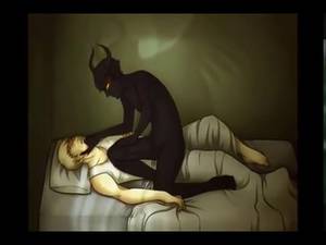 Artwork Of Demons Having Sex - Incubus Demon Attacks Woman When They Sleep