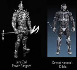 Crysis Porn - Has anyone noticed that the Crysis Nanosuit looks like Lord Zed from power  rangers if he