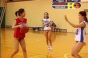 asian girls topless basketball - Girls from Asia playing basketball and showing naked tits - Upornia.com