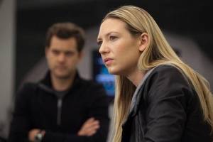 Jackson Wild Leather Porn - FRINGE: Peter (Josh Jackson, L) and Olivia (Anna Torv, R) scramble to find  a key piece of the puzzle to defeat the Observers in the all-new \
