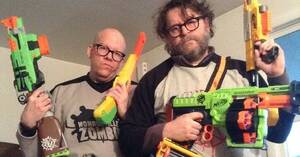 Nerf Dart Porn - Pop Music As Pornography: HOW IS YOUR SCOOTERMAS NERF DART ARSENAL LOOKING?