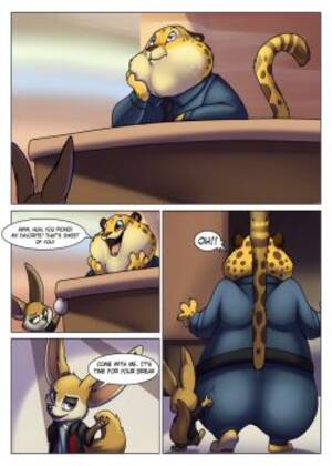Lunch Cartoon Porn - Clawhauser's Lunch Break - MyHentaiGallery Free Porn Comics and Sex Cartoons