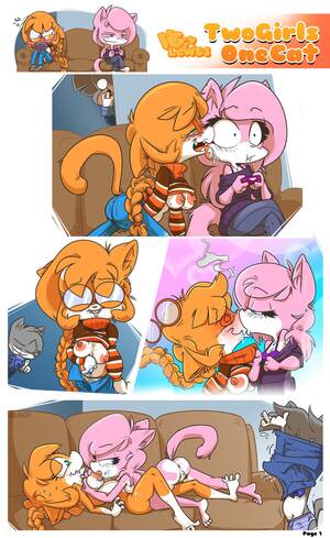 Girl Has Sex With Cat - VG Lewds] Two Girls One Cat comic porn | HD Porn Comics