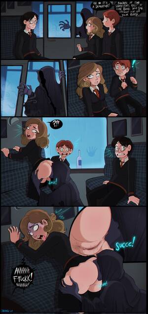 Harry Potter Porn Shadman - explicit, artist:shadman, harry potter, 1girl, 2boys, ahe gao, anilingus,  ass lick, ass licking, ass sucking, black hair, brown hair, comic,  dementor, english text, glasses, hands on ass, hands on hips, harry james