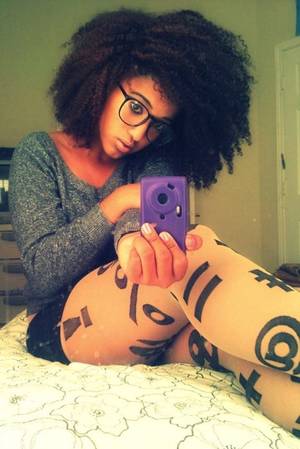 Curly Glasses Porn Ebony - Hair and Glasses.