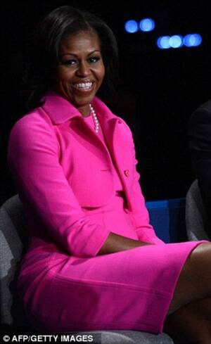 Mature Porn Michelle Obama - Michelle Obama's State of Union outfit is from the Good Wife | Daily Mail  Online