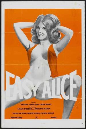 Linda Wong Porn Theater Posters - EASY ALICE Movie POSTER 27x40 Linda Wong Leslie Bovee Annette Haven Nan  Johnson