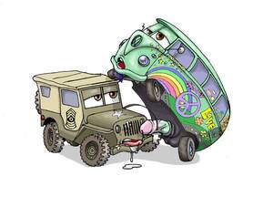 Disney Cars Cartoon Porn - Sarge Has His Fill by Nevuela