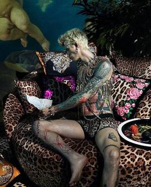 Angie Harmon Bondage Porn - MACHINE GUN KELLY IS NOW AN â€œINTIMATE APPARELâ€ MODEL â€“ Janet Charlton's  Hollywood, Celebrity Gossip and Rumors