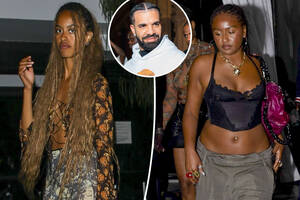 Malia Obama Sex Tape - Malia and Sasha Obama party with Drake in ab-baring outfits