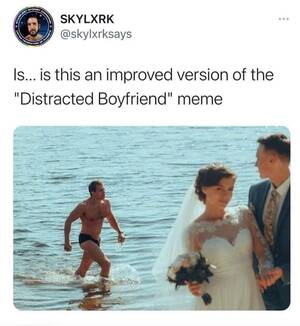 bisexuals nudists on the beach - New Distracted Boyfriend meme ðŸ˜‚ : r/bisexual