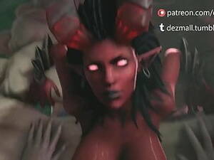 demon sex toons - Free Demon Cartoon Porn | PornKai.com