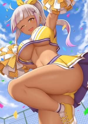 Hentai Cheerleader Porn - Cheerleader giving a special view