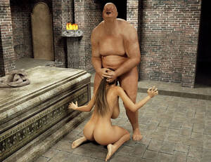 3d Fat Porn Art - Fat Man Bangs 3D Babe