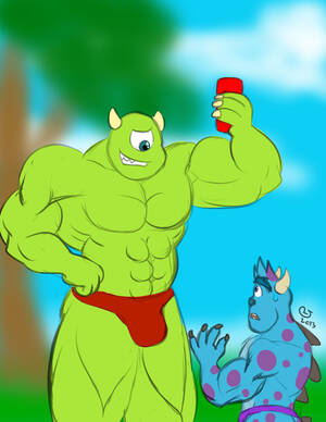 Monster Inc.porn Mike Sully Gay - Furry Pop: MU Mike and Sulley â€” Weasyl