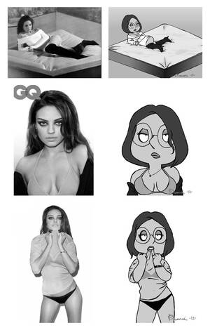 Mila Kunis Porn Captions - Mila Kunis vs Meg Griffin : r/funny