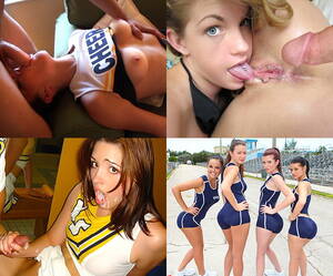 Dom Lesbian Cheerleader Porn - Naughty cheerleaders have lesbian fun on the back of the bus â€“ Naked Girls