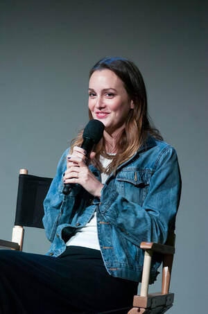 Leighton Meester Fucking - Leighton Meester at Apple Soho's \