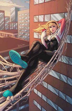 Beautiful Blonde Spider Girl Porn - I Heart Spider-Gwen ! Created by Danielle St-Pierre
