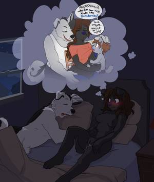 lactating furries - e621 absurd_res after_sex animal_genitalia anthro areola belly big_belly  big_breasts blue_nipples blue_nose blush breastfeeding breasts brown_hair  canine