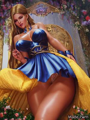 cinderella upskirt panties - Porn image of viking upskirt oiled body darkness panties big hips topless  created by AI