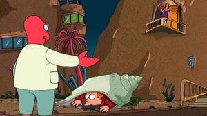 Futurama Fry And Edna Sex - Futurama S 2 E 5 Why Must I Be A Crustacean In Love / Recap - TV Tropes