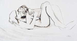 Black And White Porn Drawings - Lesbian art line drawings from porn etc.