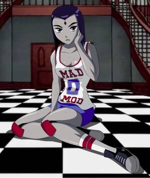 Cheerleader Titans Porn - Raven looks so sexy on this picture wearing a cheerleader uniform! | Teen  Titans Hentai