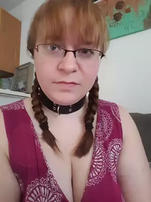 black collar porn - Red dress black collar nude porn picture | Nudeporn.org