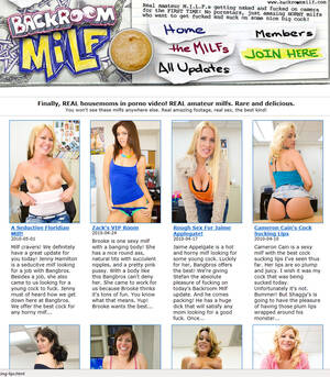 Backroom Milf Porn - Backroom Milf Members Area Screen Caps