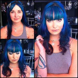 Female Porn Stars With Blue Hair - Porn Stars before/after makeup - Imgur | Pinned by http://www