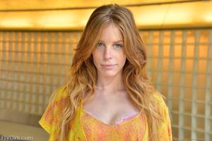 Bethany Redhead Porn - Beautiful busty redhead babe Bethany stripping nude in public - Pichunter