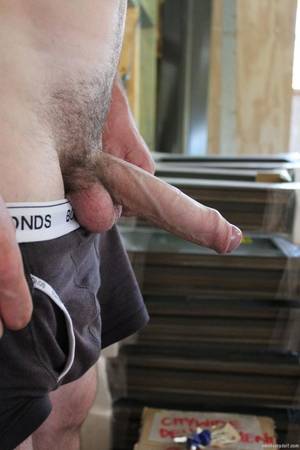 Big Uncut Cock - ... Amateurs-Do-It-Noah-Construction-Worker-Jerking-His- ...