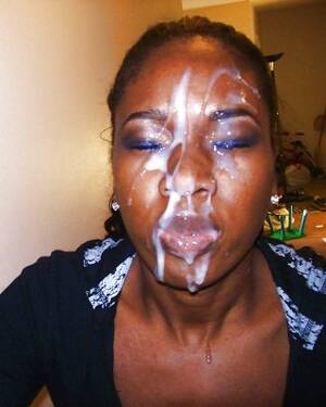 black slut cumshot - I'm a black slut!!! Cum on my face!!! Porn Pictures, XXX Photos, Sex Images  #1831779 - PICTOA